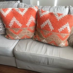 Decorative couch pillows